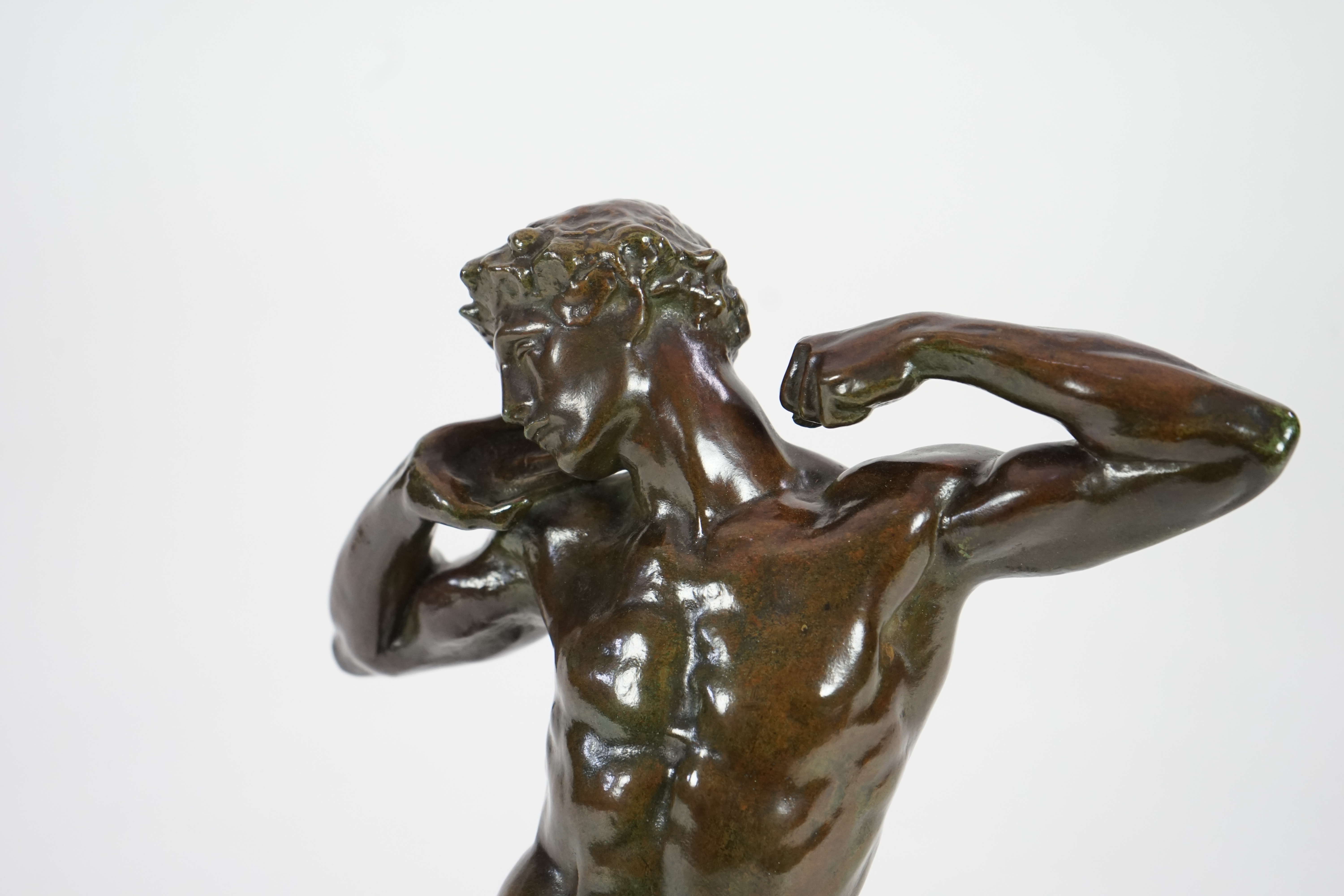 Frederic, Lord Leighton, P.R.A., R.W.S. (British, 1830-1896), The Sluggard, bronze